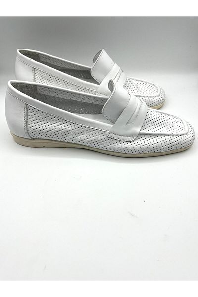 NEWGÜLTEKİN Genuine Leather Soft Light Multi-Stylish Ballet Flat
