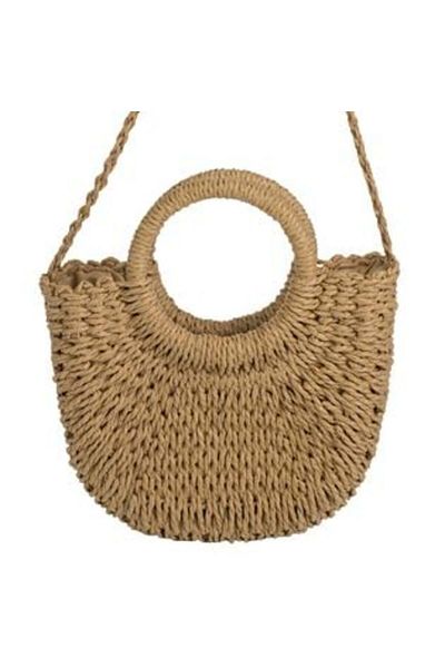 OEM Poseta de Vara Bej Crossbody 22 x 7 x 18 cm