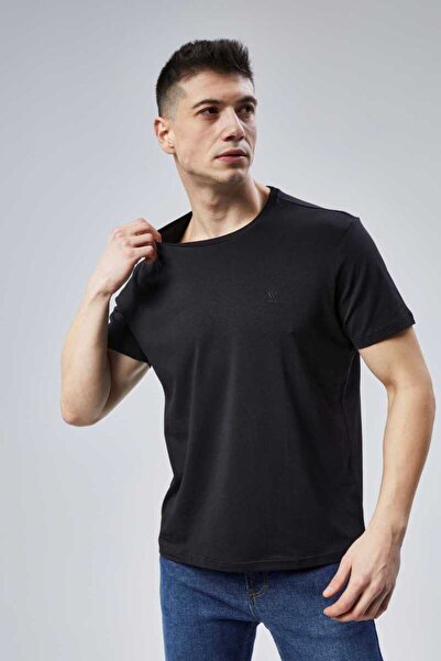 DOSXX Sport O-Neck Basic T-Shirt 94% Cotton 4% Lycra Short Sleeve Men's Tshirt