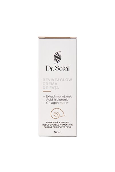 Dr. Soleil Cremă de față cu mucus de melc Revive & Glow Dr. Soleil, 30 ml
