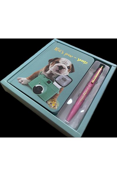 Cem CĂRȚI DE NOTE CU PENĂ STUDIO PETS DE MYRNA ANIMALS CAT DOG NOTEBOOK PEN SET CADOU