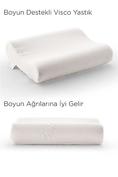YALITEKS HOME Orthopedic Pillow – Supported Design Suitable for Neck Straightening |   45X65Cm |