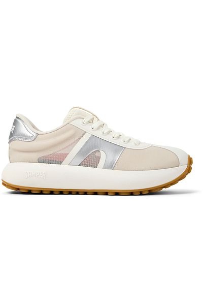 CAMPER Women’s Grey-Orange Lightweight Running Sneaker With Stitch-Free Comfort PelotasAthens