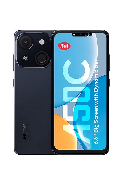 İtel İtel Itel A50C Dual SIM Sapphire Black 2+4GB RAM 64GB 4G - Middle East Version