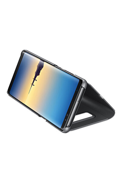 Smart Case compatible with Samsung Galaxy Note 8 clear view black