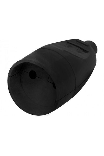 Blow Blow Coupler, 250V, 16A, Black