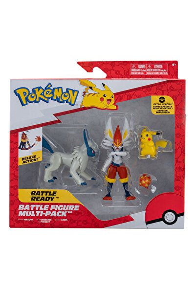 Pokemon Battle Aksiyon Figür ve Figür 4 lü Set PKW2979