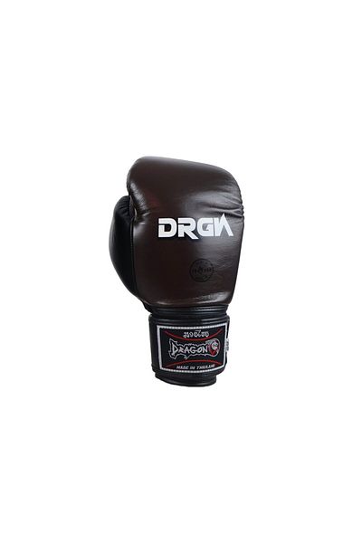 Dragondo Drgn-G4 Genuine Leather Boxing Gloves Muaythai Kick Boxing Gloves Brown