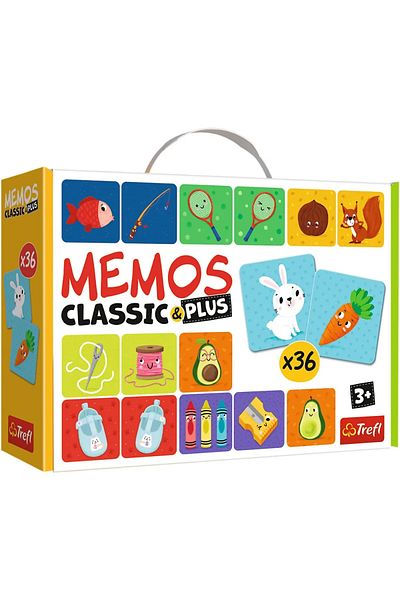 Trefl CLASSIC PLUS LOGIC MEMO GAME