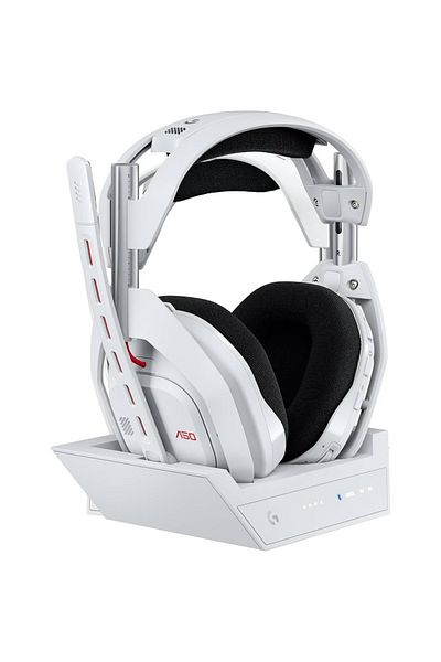 Astro A50 Gen 5 LIGHTSPEED Wireless Gaming Headset with Stand - White