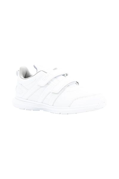 BATA Solid Sneakers with Hook and Loop Closure - Junior