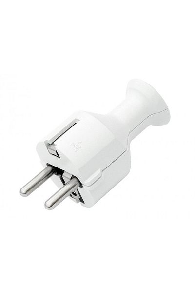 Blow Straight plug, Blow, Plastic, White