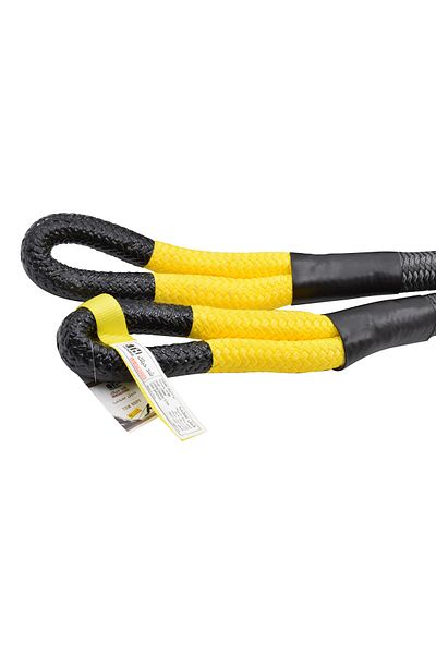 Thunder Heavy-Duty Tow Rope 9m, 9-Ton Capacity, 19mm Thick – For Cars & Trucks, Bright Yellow&Black