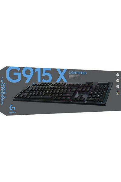 logitech Logitech G915X LIGHTSPEED Wireless Low Profile RGB Tactile Gaming Keyboard - Black