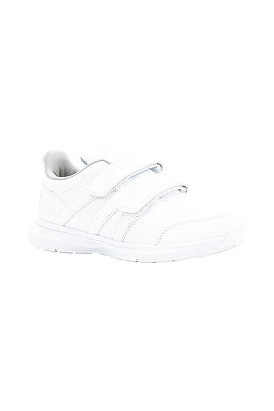 BATA Solid Sneakers with Hook and Loop Closure