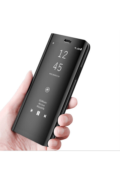 Smart Case compatible with Samsung Galaxy Note 8 clear view black