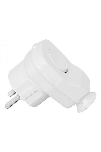 Blow Blow Plug, 250V, 16A, White