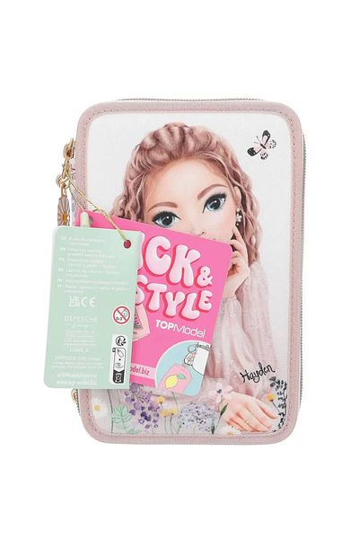 Top Model TopModel pencil case equipped with 3 zippers Summer Feeling