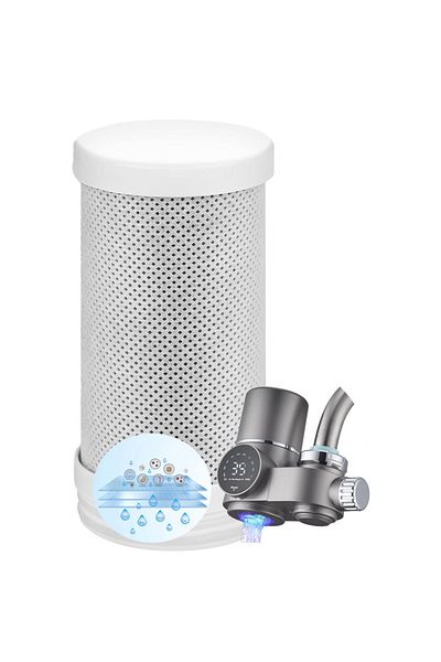 QuTek Cartus filtrant, rezerva, pentru filtru de apa robinet cu afisaj digital,7 straturi filtrare, QUTEK