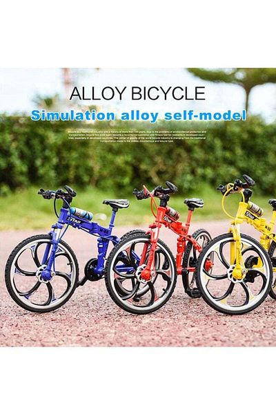 Yelajoy Racing Mountain Bike Alloy model, With Moving Wheels, 20x13cm, Alloy model, Kids Toy Gift for 3+