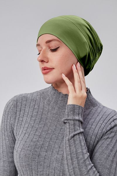 Sonbaharmoda Γυναικείο Hijab Ready Practical Snap-on καπό ελαστικό αντιολισθητικό