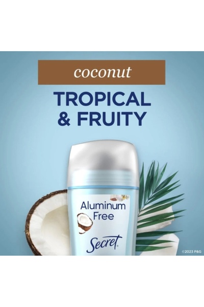 Secret Aluminum Free Balancing Minerals Notes of Coconut 48 hr Odor Protectıon Dry Solıd Stik Deodor