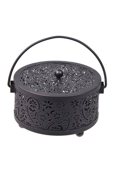 OEM Suport metalic pentru spirale anti-țânțari, negru, 12x16 cm