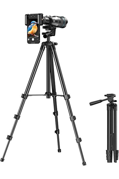 APEXEL High Power 60X HD Telephoto Lens, High Power Telephoto Mobile Cell Phone Lens with Extension