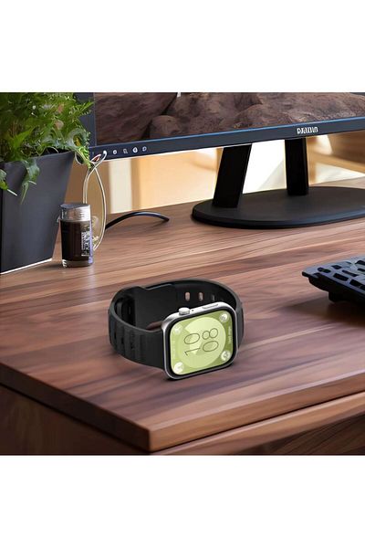 REDz Accessories Curea textură cu puncte, sport, Huawei Watch Fit 3, reglabilă, silicon moale, neagră