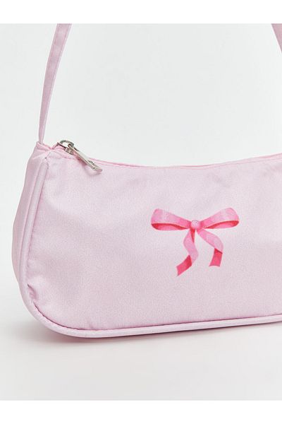LC Waikiki Special Design Bow Printed Girl's Shoulder Bag Soly