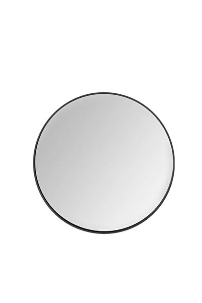 AVA Makeup Mirror with 5x Magnification, Suction Cups, Black, Ø15x2cm