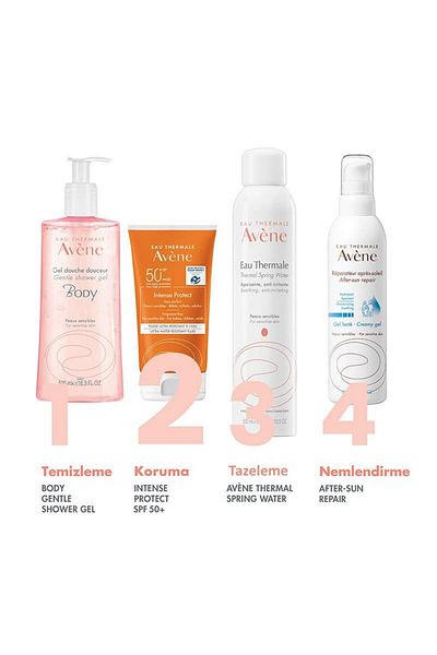 Avena Intense Protect Ultra Water Resistant Fluide Spf50+ 150 ml 2 Pieces