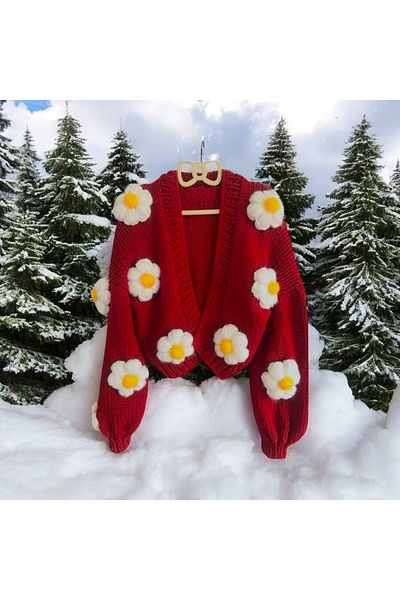 Charme Elegant cardigan margarete tricotat manual