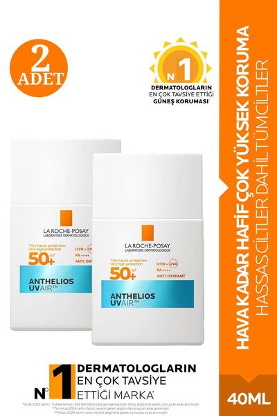 La Roche Posay Anthelios Uvair 40 ml 2 Adet
