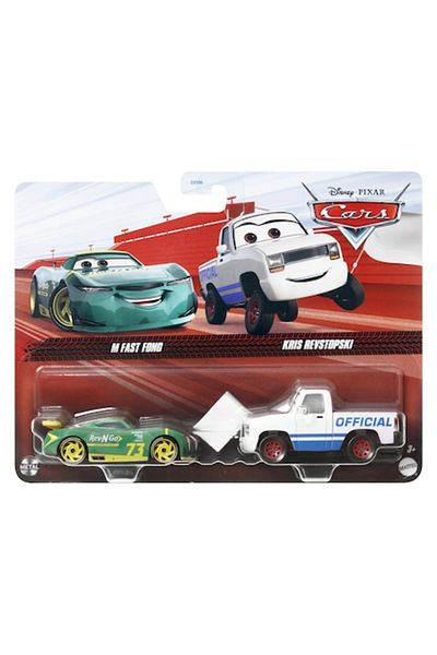 DİSNEY CARS Set 2 diecast cars Disney Cars 3 - M Fast Fong and Kris Revstopski