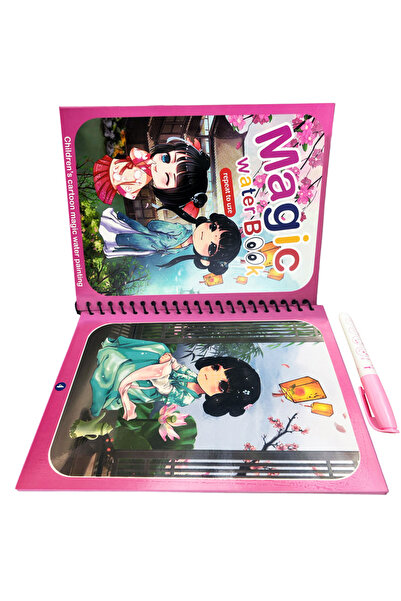 Linomag Carte de colorat cu apă Magic Book în limba engleză, Linomag®, Manga,...