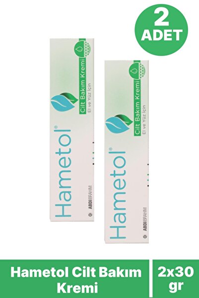 Hametol Cilt Bakım Kremi 30 gr 2 ADET
