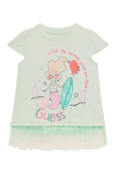 Guess Girl's Regular Fit T-Shirt