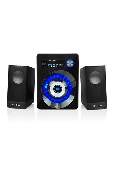Blow Set of 3 PC speakers, 2.1, Blow MS-27, black