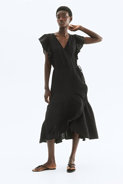 H&M Muslin Anvelop Elbise