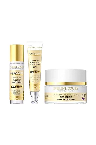 Eveline Cosmetics Eveline D’Aury 60+ Set: Face Cream 50ml, Vitaminizing Serum 30ml, Eye & Eyelid Cream 20ml