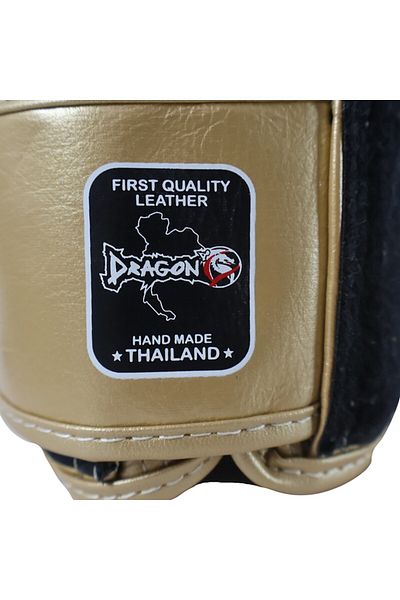Dragondo Drgn-G3 Genuine Leather Boxing Gloves Gold Muay Thai Gloves