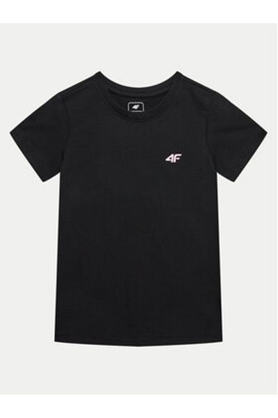 4F Tricou pentru fete 4FJWMM00TTSHF1658 Negru