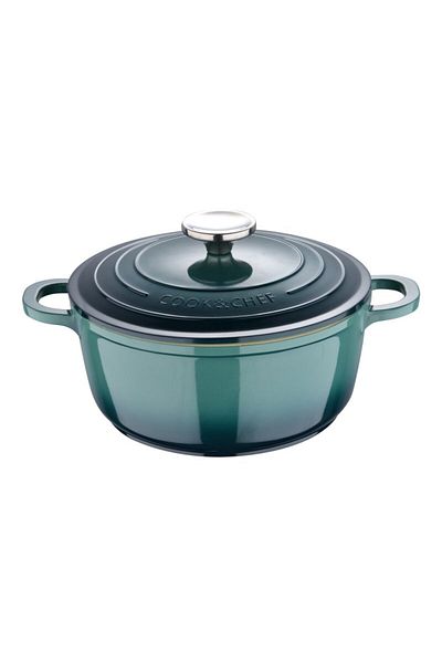 Bergner Caserola cu suprafata ceramica si capac 20 cm Excalibur