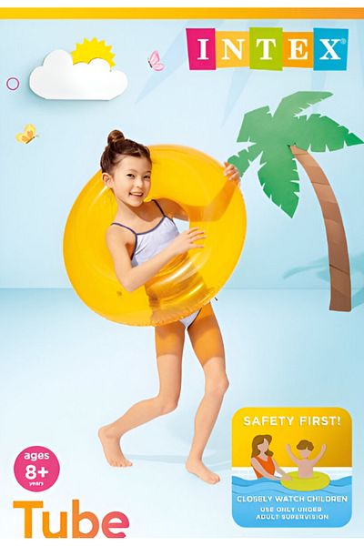 Intex Transparent Inflatable Pool Swim Tubes