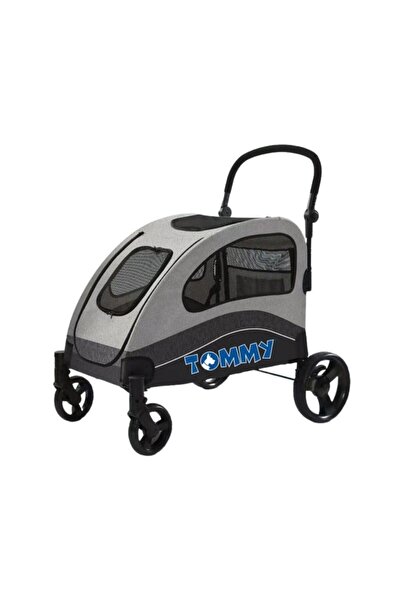 Tommy Evcil Hayvan Arabası Gri 90x73x108 Cm Max 60 Kg