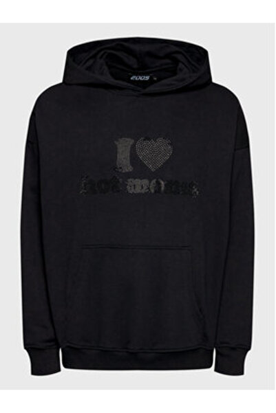 2005 Hanorac unisex HOT MOMS Negru