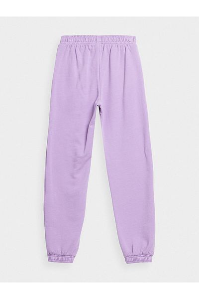 4F Pantaloni de trening pentru fete TTROF426 Mov