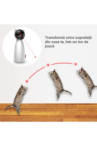 Universal Smart Laser Toy for Cats and Pets, Automatic and Interactive