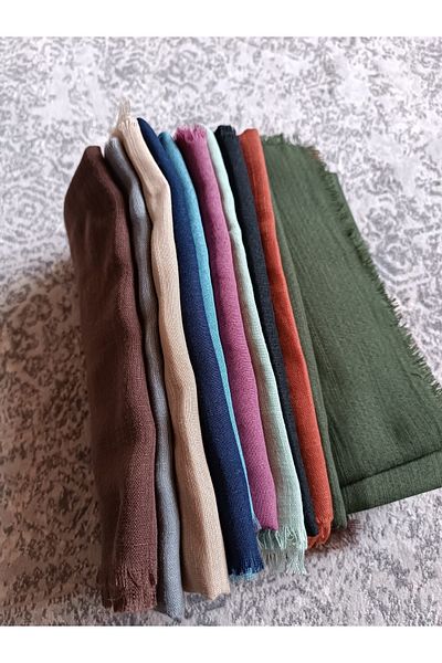 KVSHOME Flamed 10 Pack Disposable Cotton Writing Scarves 100x100cm